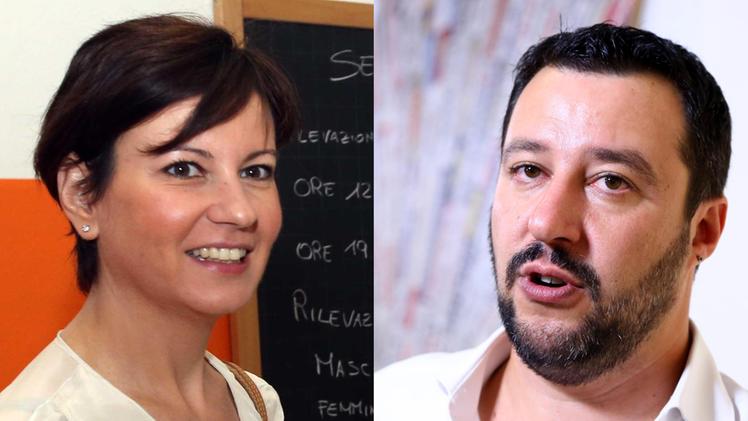 Patrizia Bisinella e Matteo Salvini