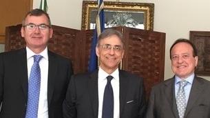 Maurizio Danese,  Ettore Francesco Sequi e Giovanni Mantovani
