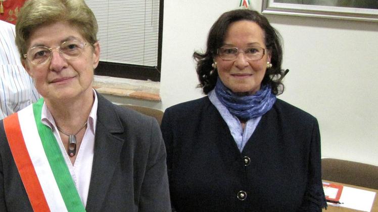 La sindaca Maria Luisa Contri e la vice Sandra Dalla Riva