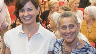 Patrizia Bisinella e Orietta Salemi durante la campagna elettorale