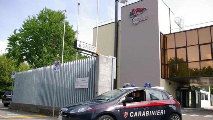 I carabinieri davanti alla nuova caserma di San Pietro
