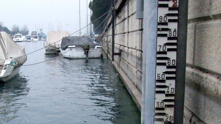 Preoccupazioni anche per il livello delle acque del lago di Garda