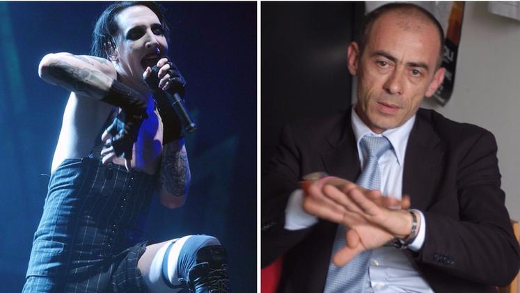 Marilyn Manson e Mario Faccioli