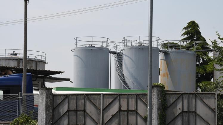 Il deposito di idrocarburi a Mozzecane FOTO PECORA