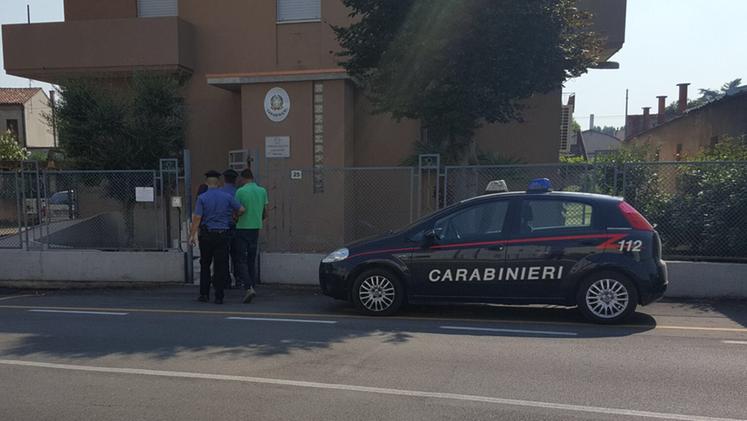 L'arresto da parte dei carabinieri di Minerbe