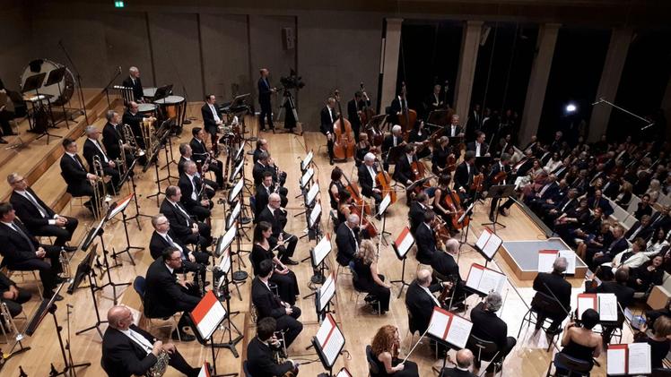 L'orchestra dell'Arena a Monaco di Baviera (PASETTO)