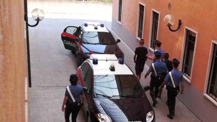L'arresto da parte dei Carabinieri di Peschiera
