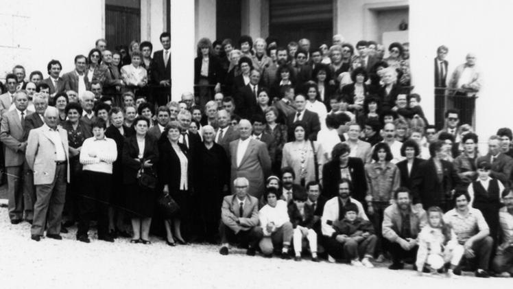 La prima riunione dei Bresini Benedetti nel 1988