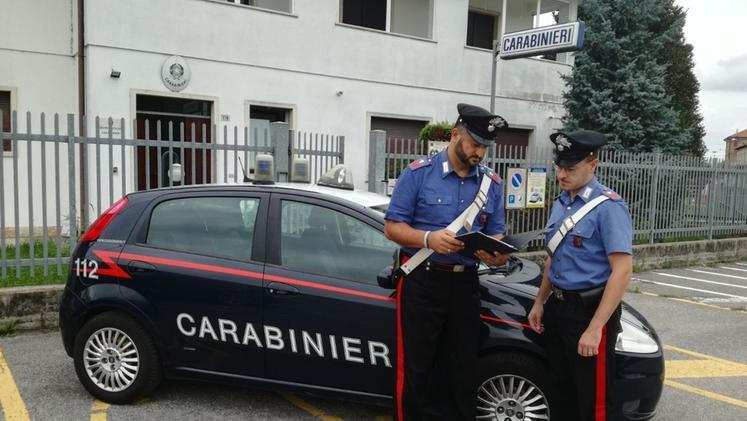 I carabinieri della stazione di Castagnaro impegnati nel controllo
