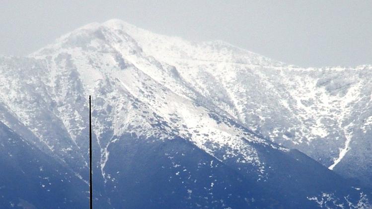 Il Monte Baldo coperto di neve