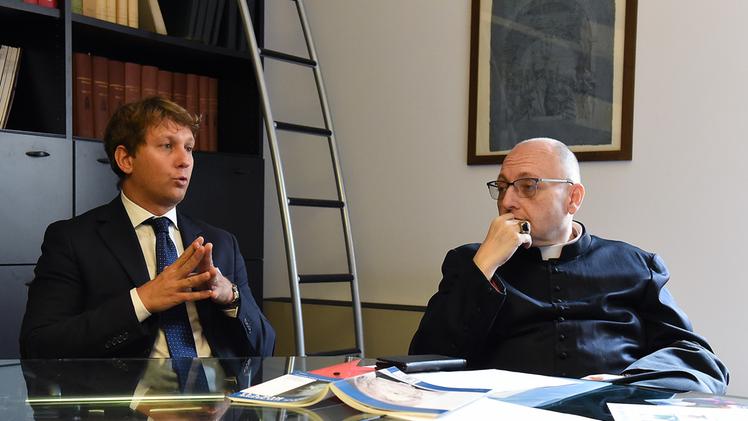 Monsignor Piccoli con il suo avvocato (DIENNE)