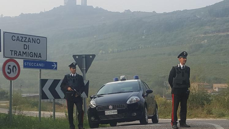 I carabinieri a Cazzano di Tramigna