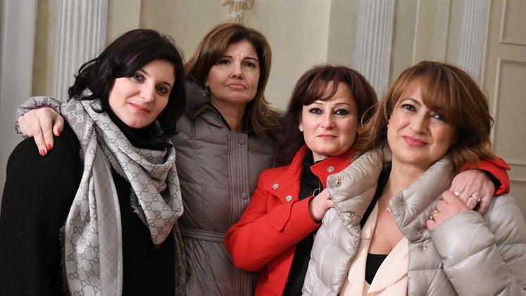Da sinistra Angela Monica Scifo, Angela Ogliastro, Crocifissa Volpe e Luciana Di Mauro [FOTOGRAFO]FOTO PECORA
