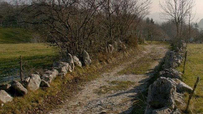 Un’antica strada in Lessinia