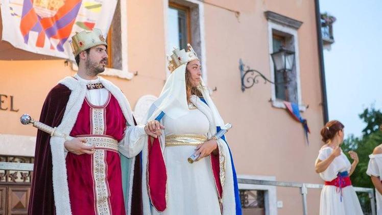 Re Ottone e la Regina Adelaide al carnevale di Garda dello scorso anno