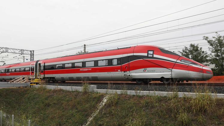 Un treno ad alta velocità. La nuova linea passerà anche per l’Est Veronese
