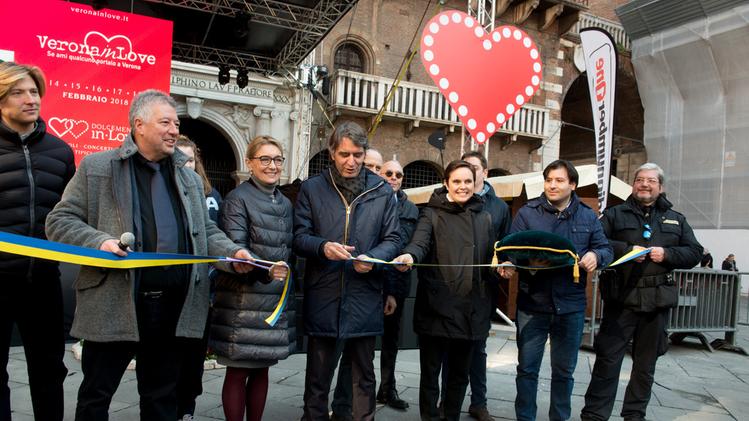 L'inaugurazione di Verona in Love (Marchiori)