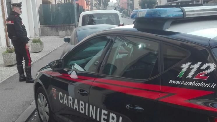 I carabinieri dopo l'arresto