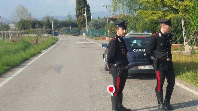 I carabinieri sul luogo della tragedia