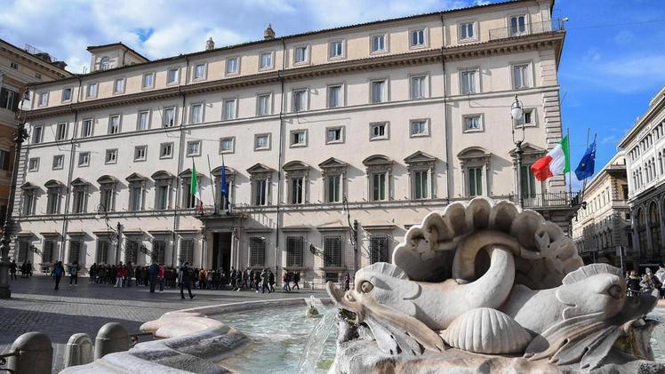 Palazzo Chigi a Roma: è la sede della Presidenza del Consiglio