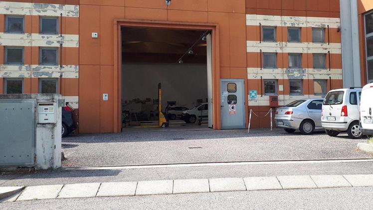 La sede operativa di Acque Veronesi a Monteforte è in corso di smantellamento