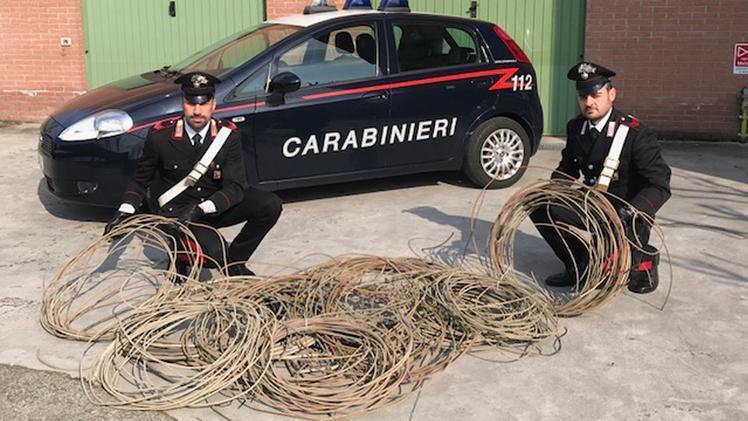 Rame recuperato dai carabinieri