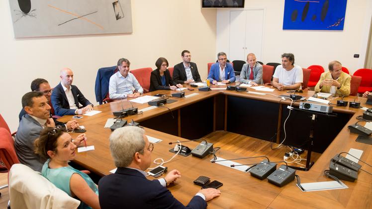 I parlamentari veronesi all'incontro con il sindaco Sboarina