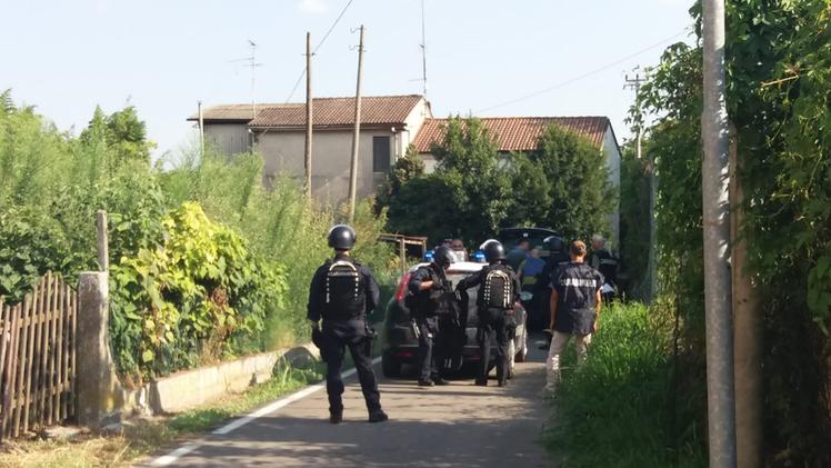 Le operazioni dei carabinieri a Roverchiara