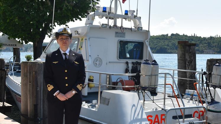 Il comandante della Guardia costiera Ilaria Zamarian