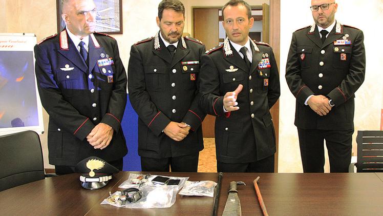 I carabinieri illustrano l’«Operazione Raiders»