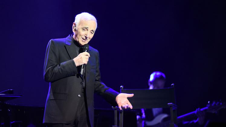 Charles Aznavour in Arena nel 2016