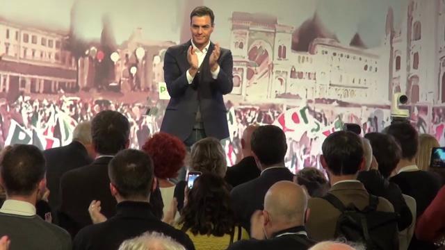 Un lungo applauso ha accompagnato il discorso che il Primo ministro spagnolo e segretario del Psoe Pedro Sánchez ha pronunciato al Forum per l'Italia organizzato a Milano dal Partito Democratico. di Andrea Lattanzi