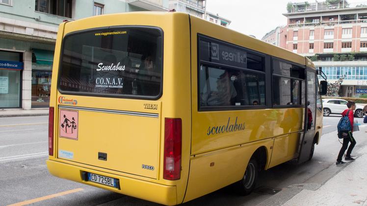 Gli scuolabus in città sono 36 e trasportano circa 600 studenti al giorno FOTO MARCHIORI