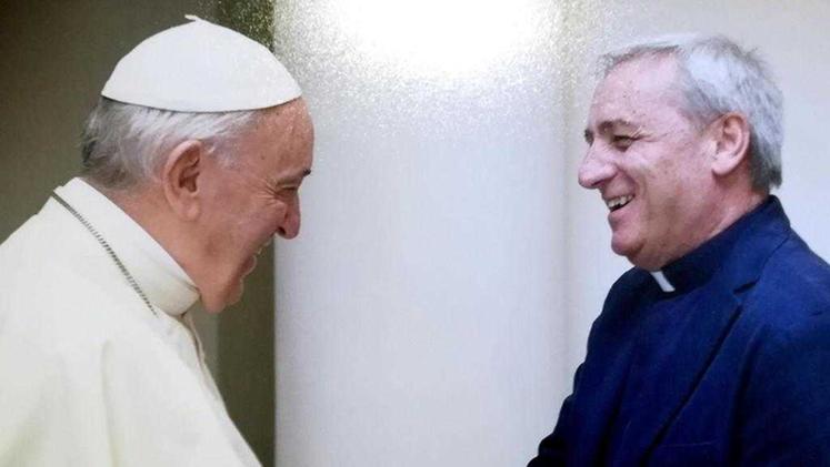Don Giorgio Comerlati incontra Papa Francesco