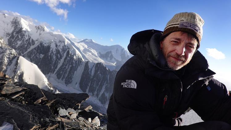 Cristiano Tedeschi, direttore della Scuola di alpinismo Renzo Giuliani, del Cai Battisti, in Afghanistan