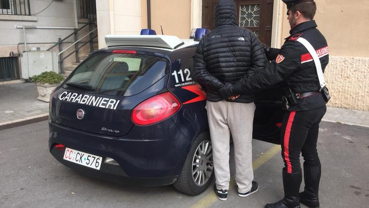 Un arresto dei carabinieri