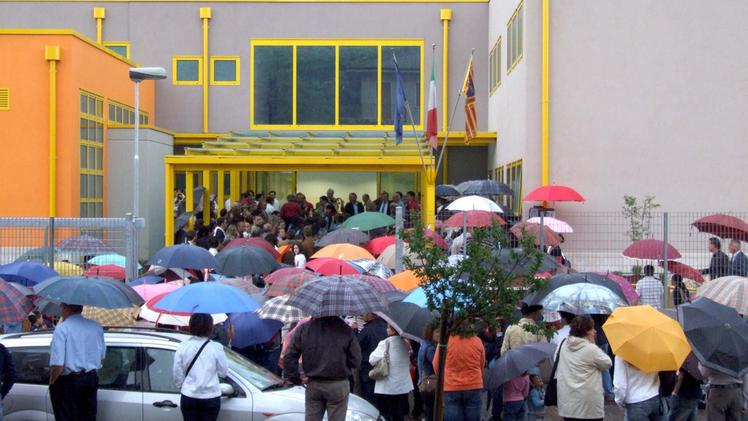 L’inaugurazione del polo scolastico nel 2008