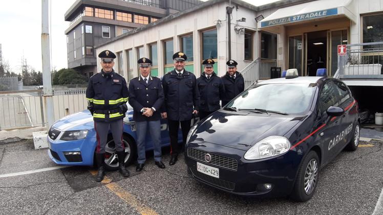 L'intervento di Carabinieri e Polizia a Bussolengo