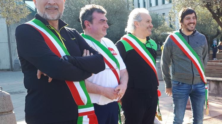 Marcello Lovato, Giampaolo Provoli, Gabriele Marini e Alessio Albertini
