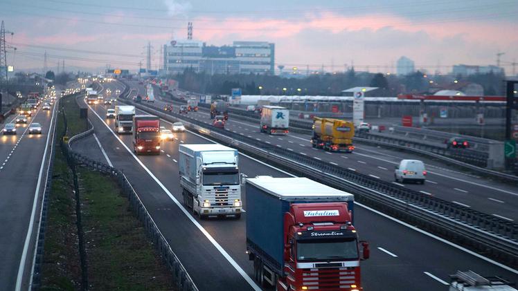 Traffico sull'autostrada A4 Serenissima