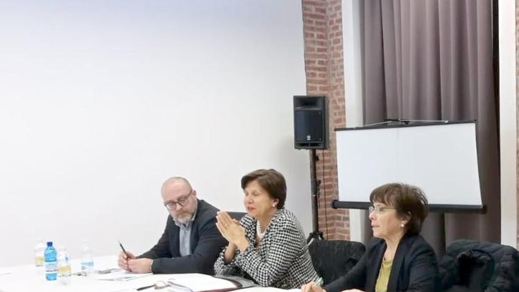 Da sinistra, Marco Franzoni, Antonella Magaraggia e Clara Scapin 