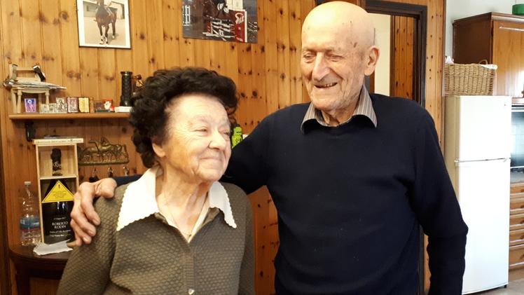 Rosetta e Sinesio Rodin festeggiano 70 anni di matrimonio