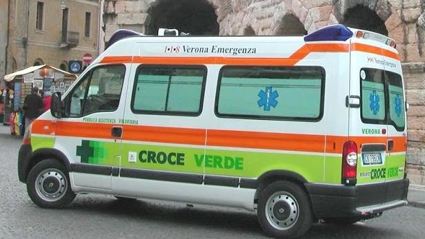 Un'ambulanza della Croce Verde