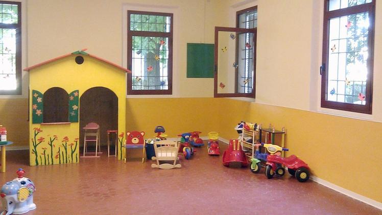 Un’aula della scuola dell’infanzia «Don Antonio Parezzan»