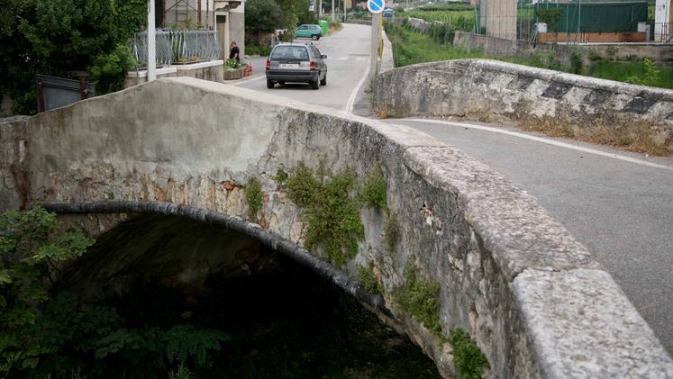 Il ponte sullo Squaranto a Pigozzo (Archivio)