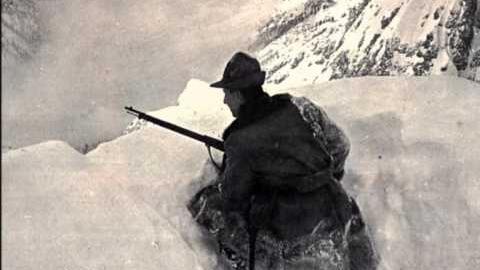 Un alpino durante la Grande Guerra