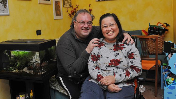 Lorena Yap e il marito Luca Stella in una foto di alcuni mesi fa