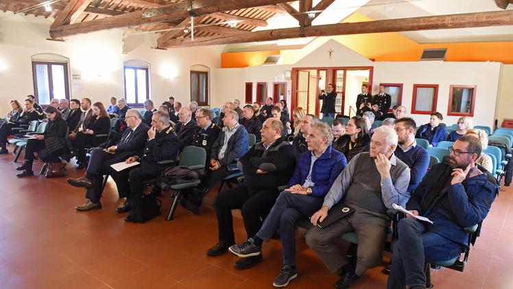 Il prefetto Donato Cafagna a San Bonifacio FOTO DIENNESindaci e amministratori dei 22 comuni dell’Est Veronese ascoltano il Comitato per la sicurezza