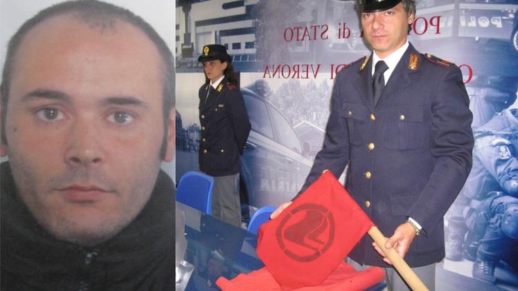 Sciacca arrestato nel 2008 a Verona (foto Fadda)