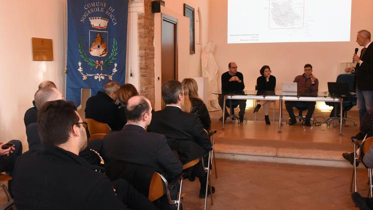 L’incontro con i sindaci chiesto dal primo cittadino di Nogarole Rocca, Luca Trentini DIENNE FOTO